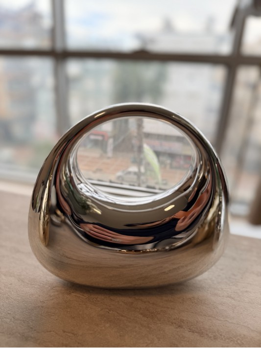 Gümüş Metal Çanta