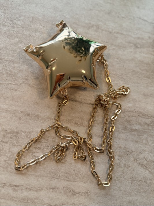 Mini Gold Yıldızlı Çanta