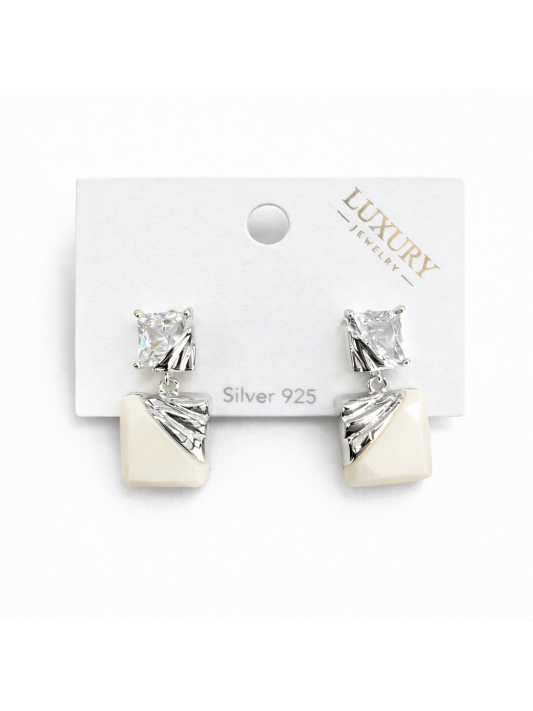 Gümüş İğneli Küpe