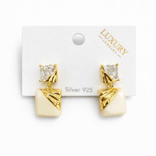 Gümüş İğneli Küpe