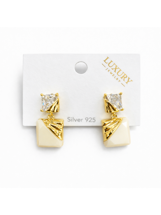 Gümüş İğneli Küpe