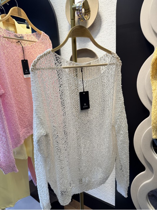 Beyaz Standart Beden Bluz