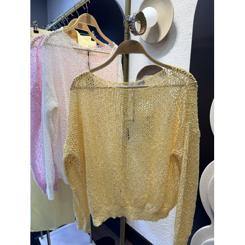 Sarı Standart Beden Bluz