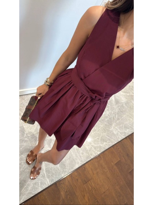 Orjinal Marka Bordo Elbise