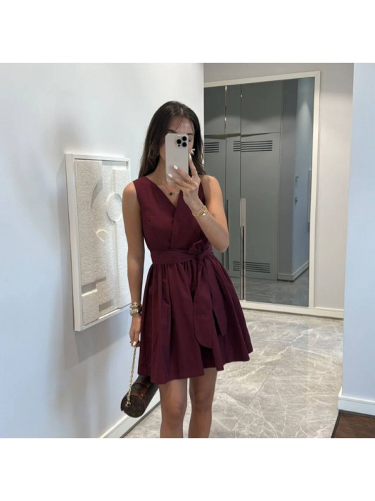 Orjinal Marka Bordo Elbise