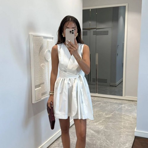 Orjinal Marka Beyaz Elbise