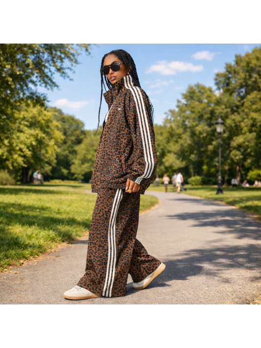 Leopar Desenli Eşofman