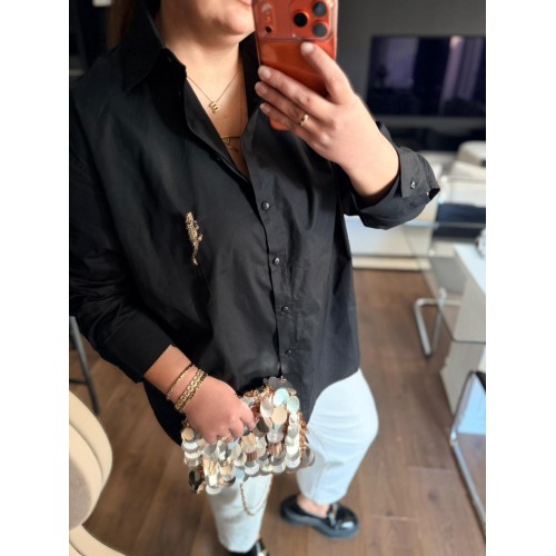 Siyah Salaş Gömlek