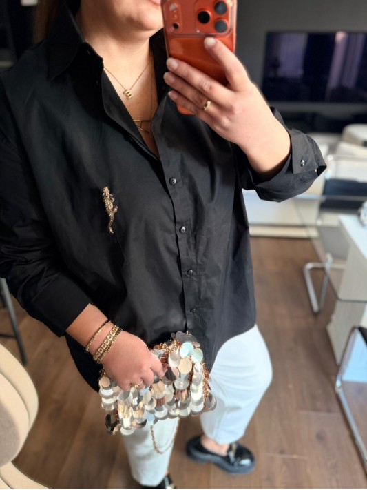 Siyah Salaş Gömlek