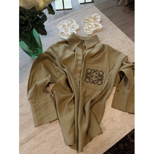 Tensel Yeşil Gömlek