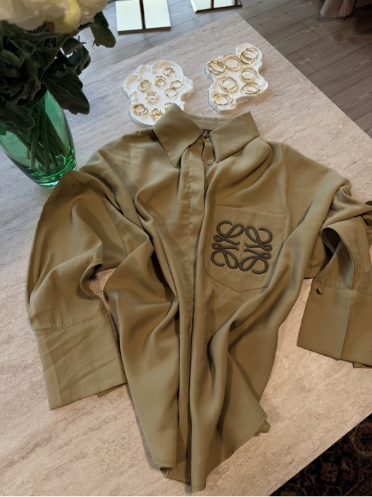 Tensel Yeşil Gömlek