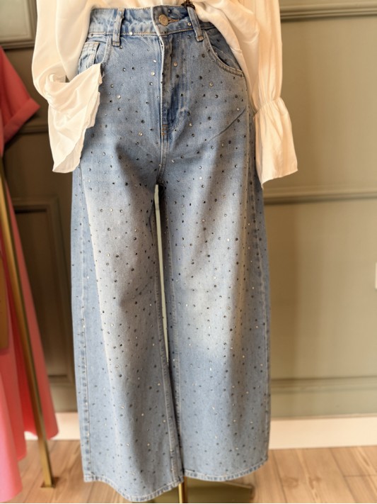 Taşlı jean