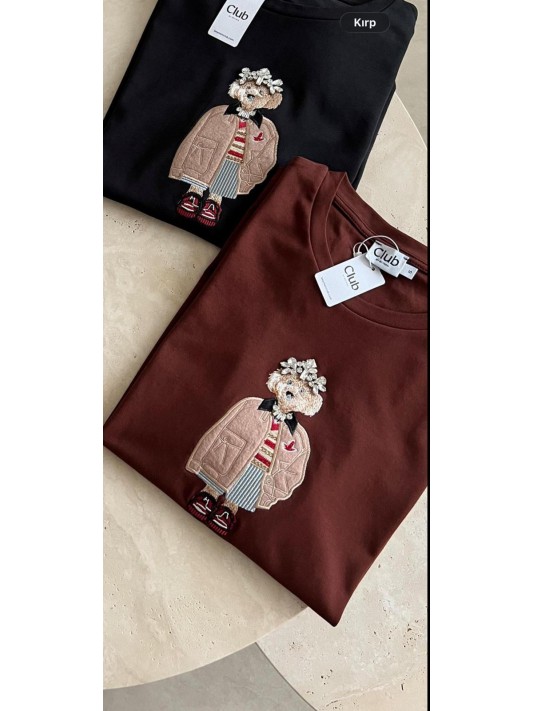 Taşlı B.club Tişört