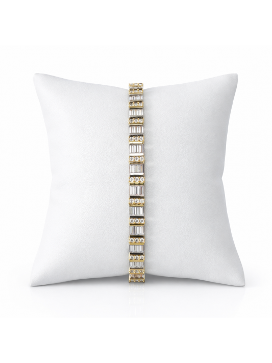 14K Vip Bileklik Zirkon Taşlı