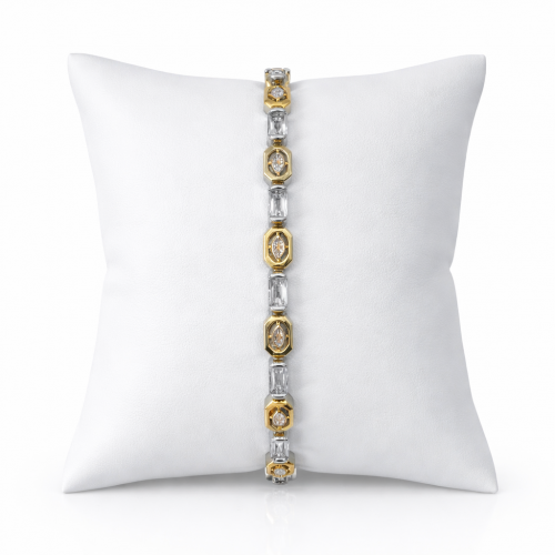 14K Vip Bileklik Zirkon Taşlı