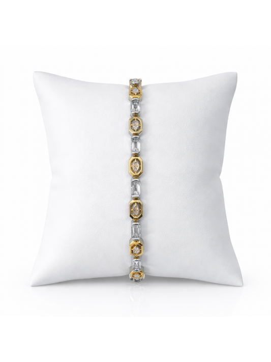 14K Vip Bileklik Zirkon Taşlı